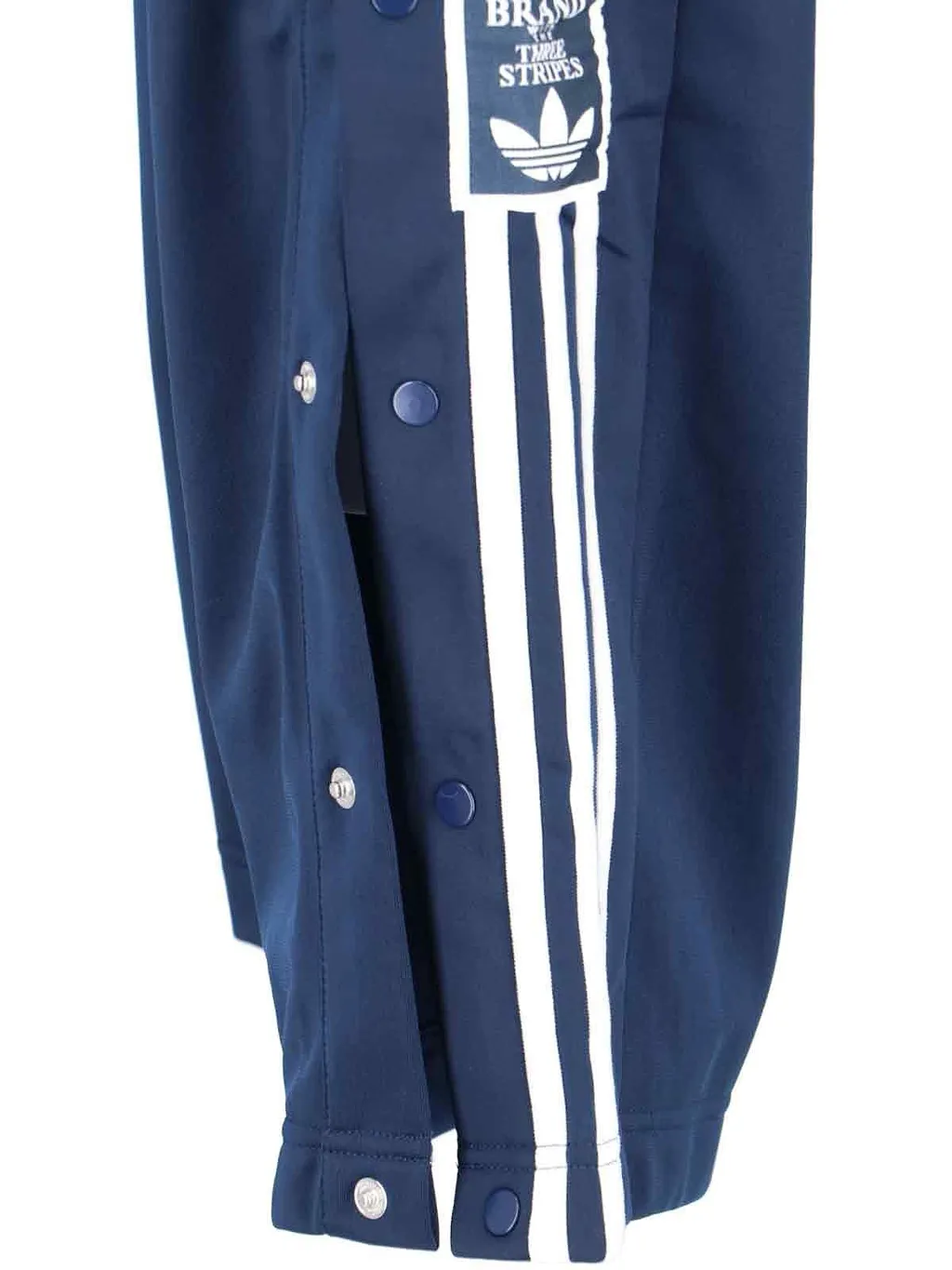 Adidas Snap Button 3-Stripes Track Pants