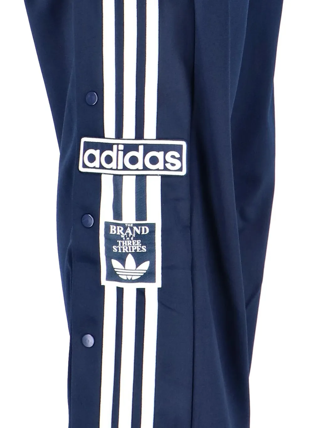 Adidas Snap Button 3-Stripes Track Pants