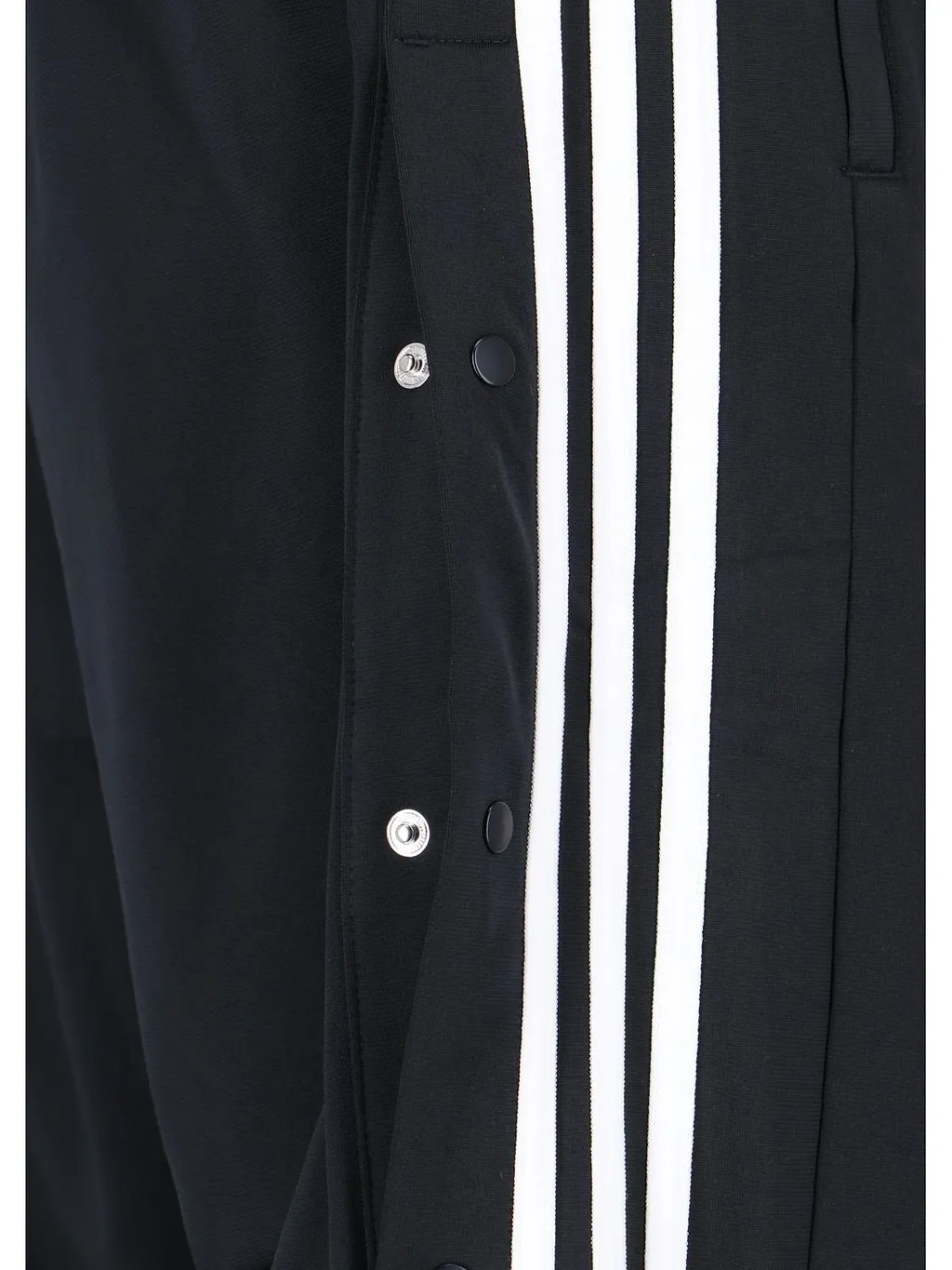 Adidas Snap-Button 3-Stripes Track Pants