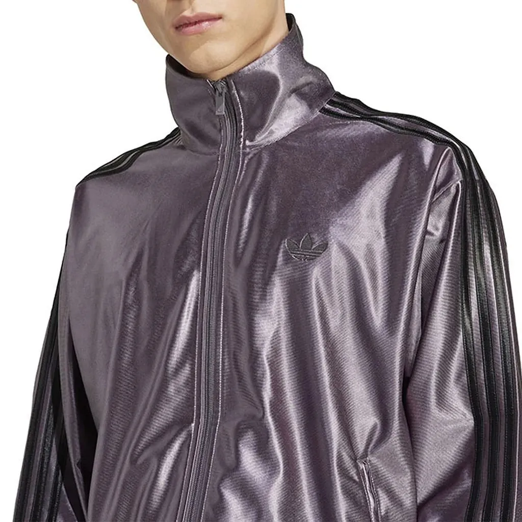 Adidas Stripe-Detail High Neck Jacket