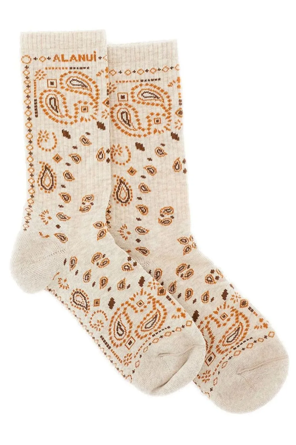 Alanui All Over Bandana Socks
