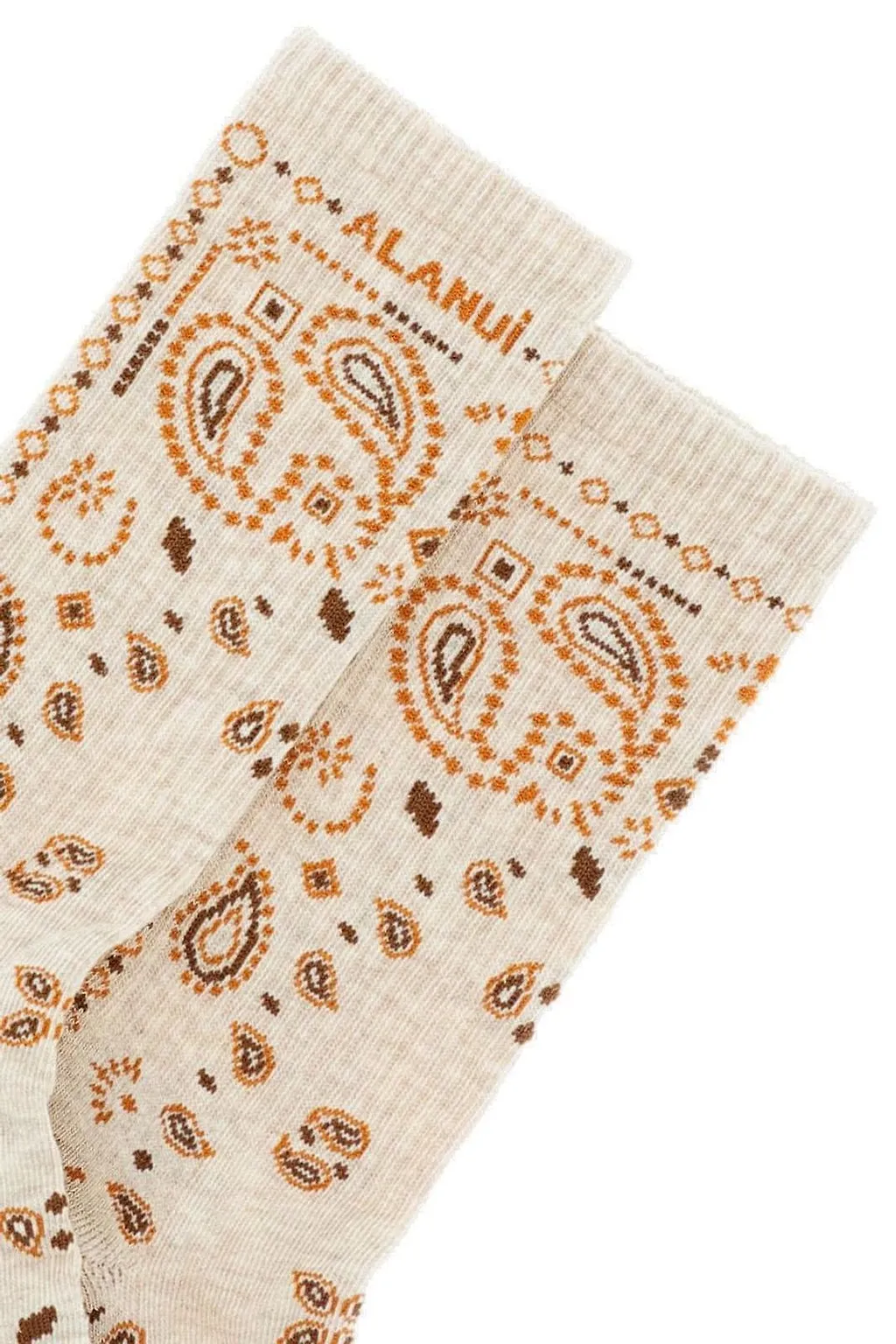 Alanui All Over Bandana Socks