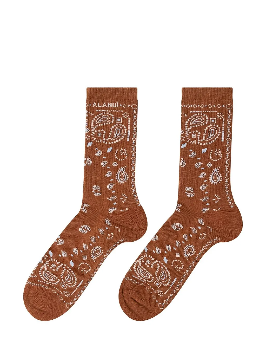 Alanui Bandana Pattern Socks