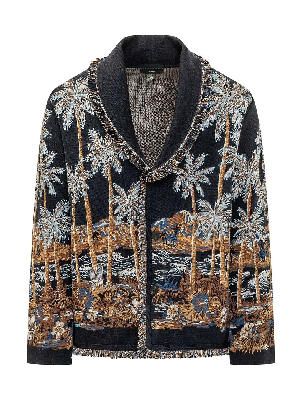 Alanui Diamond Head Jacquard Cardigan