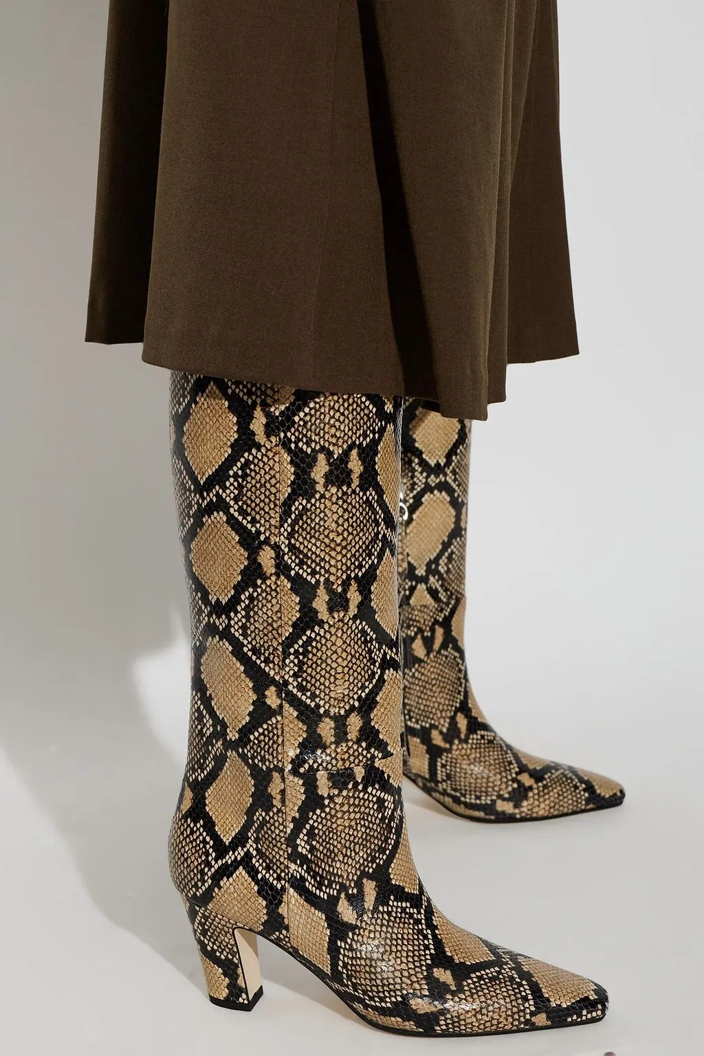 Silva Patterned Heeled Boots