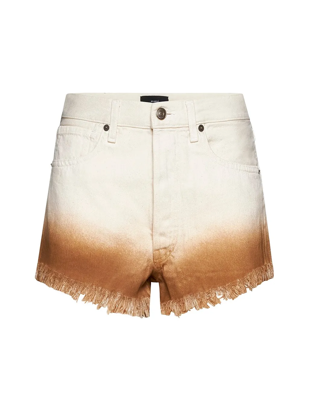 Alanui Fringed Denim Shorts