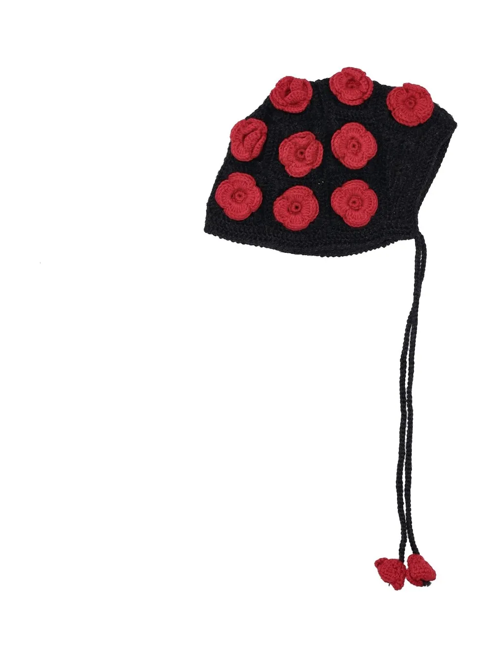 Alanui Grunge Roses Bonnet Hat