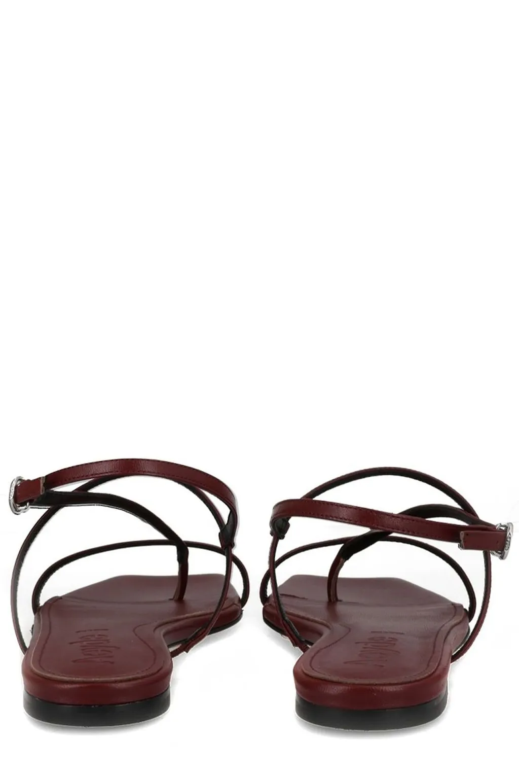 Aeyde Square-Toe Flat Sandals