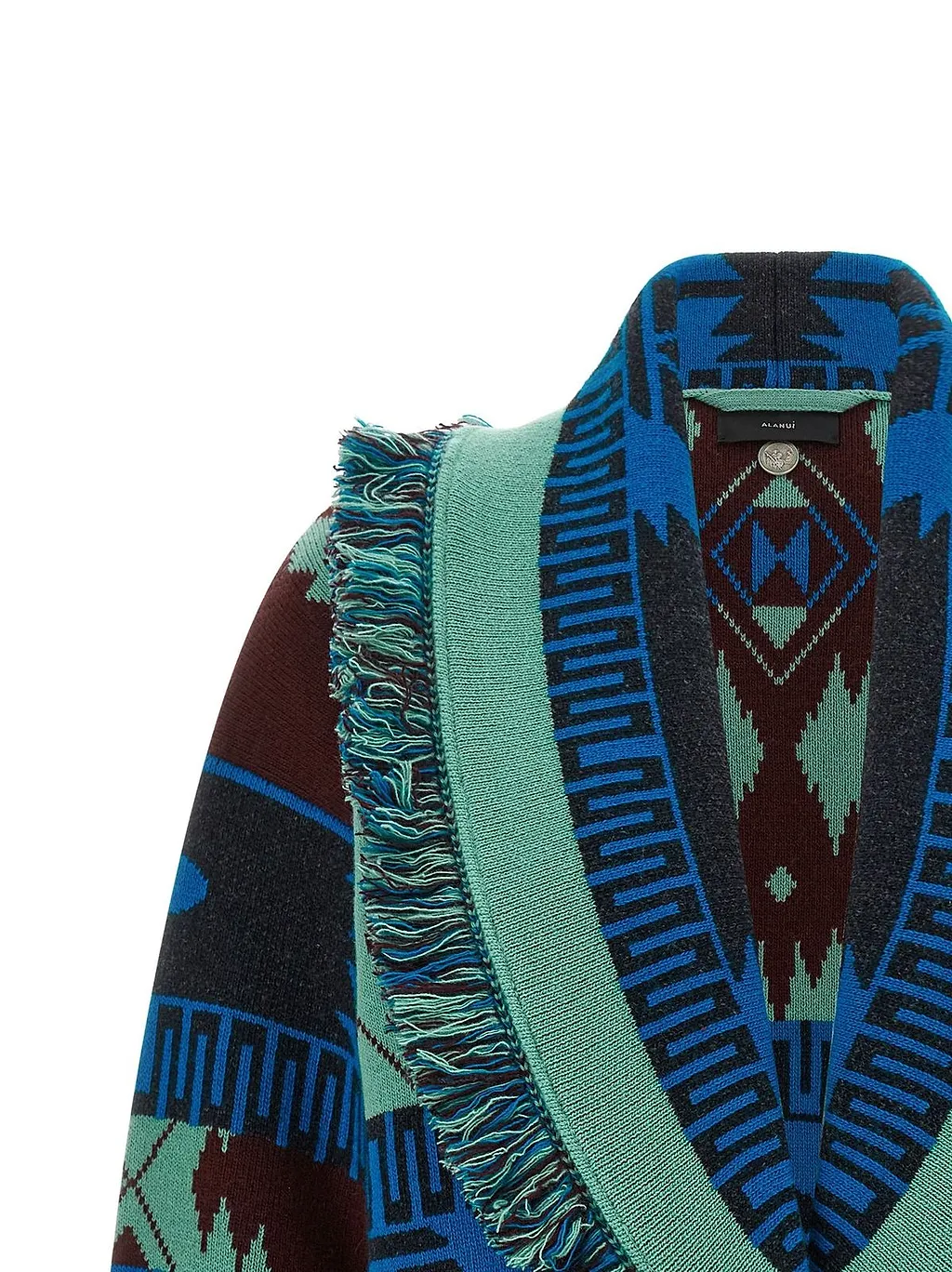 Alanui Icon Jacquard Cardi-Bomber Cardigan
