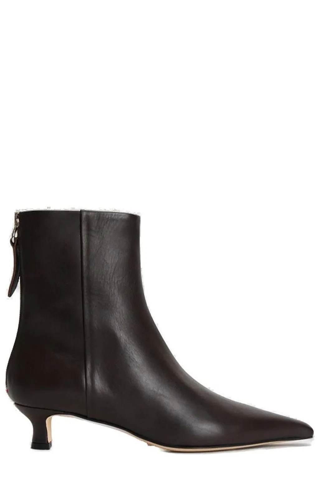 Zoe Pointed-Toe Heeled Ankle Boots