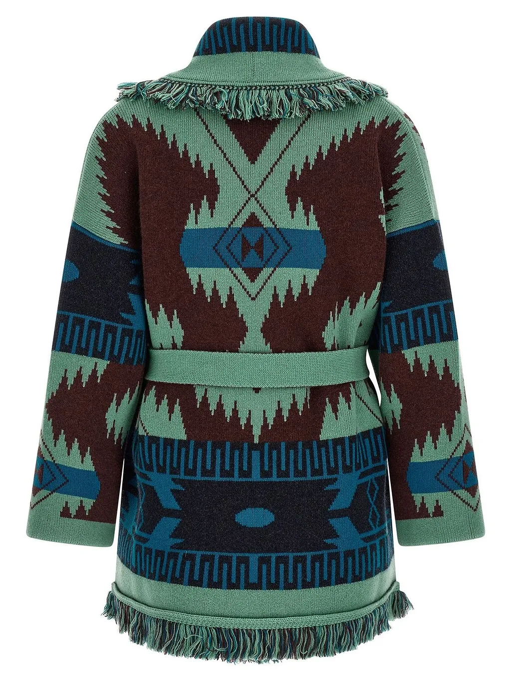 Alanui Icon Fringed Belted Cardigan