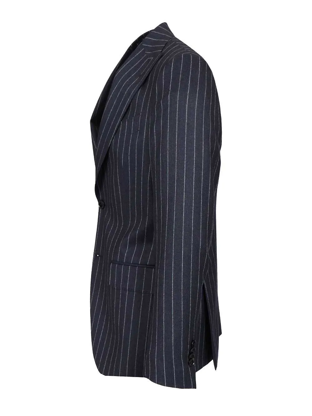 Pinstripe Single-Breasted Suit