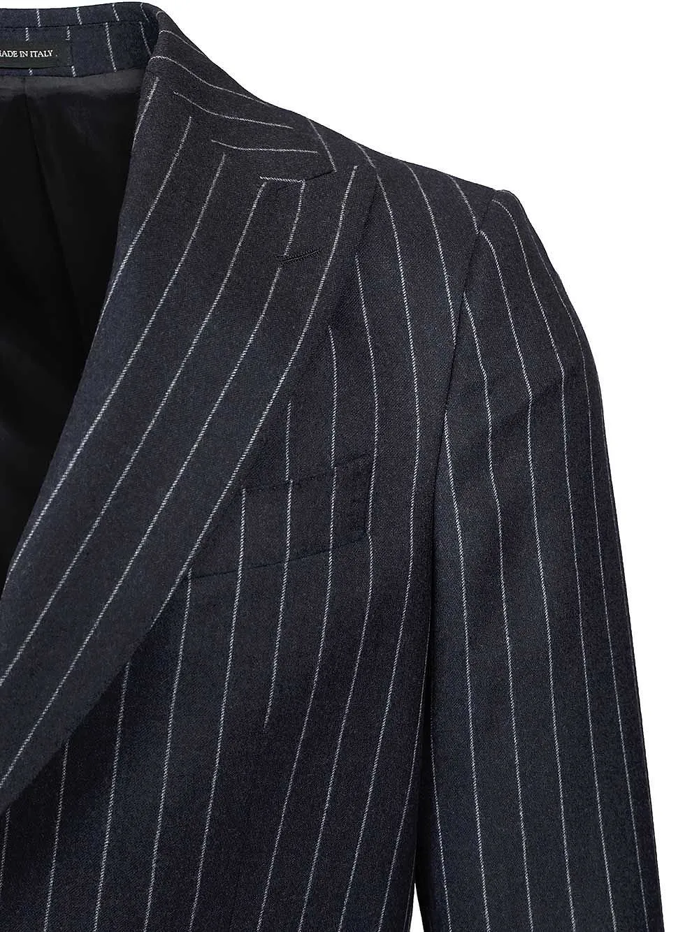 Pinstripe Single-Breasted Suit
