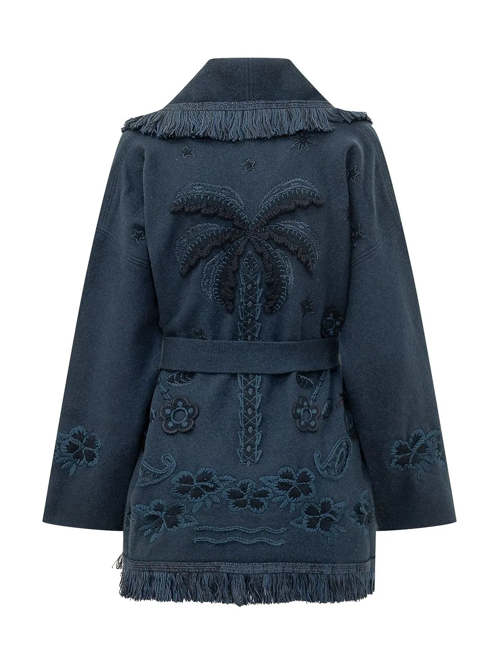 Alanui Nature In Bloom Belted Cardigan