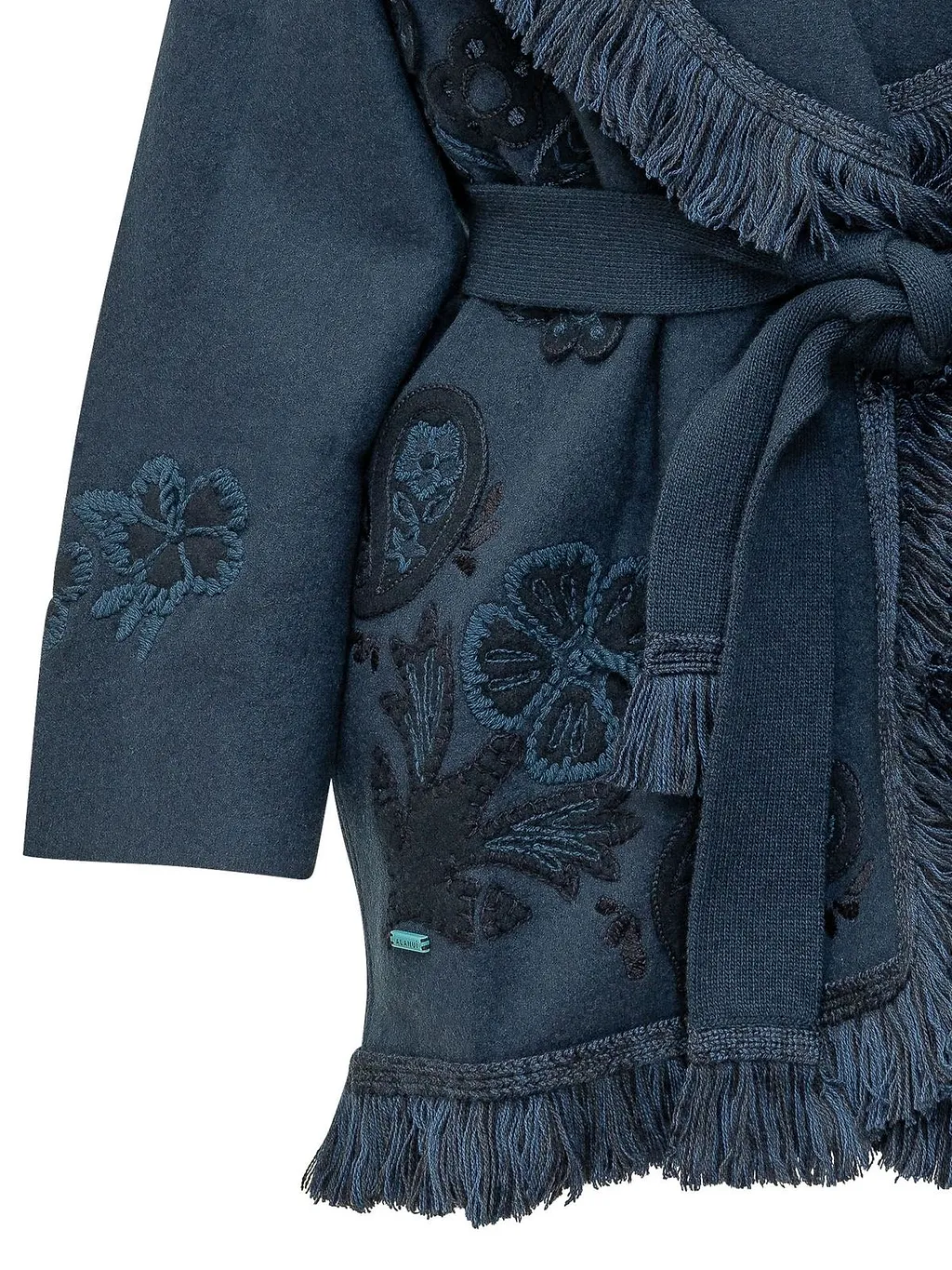Alanui Nature In Bloom Belted Cardigan