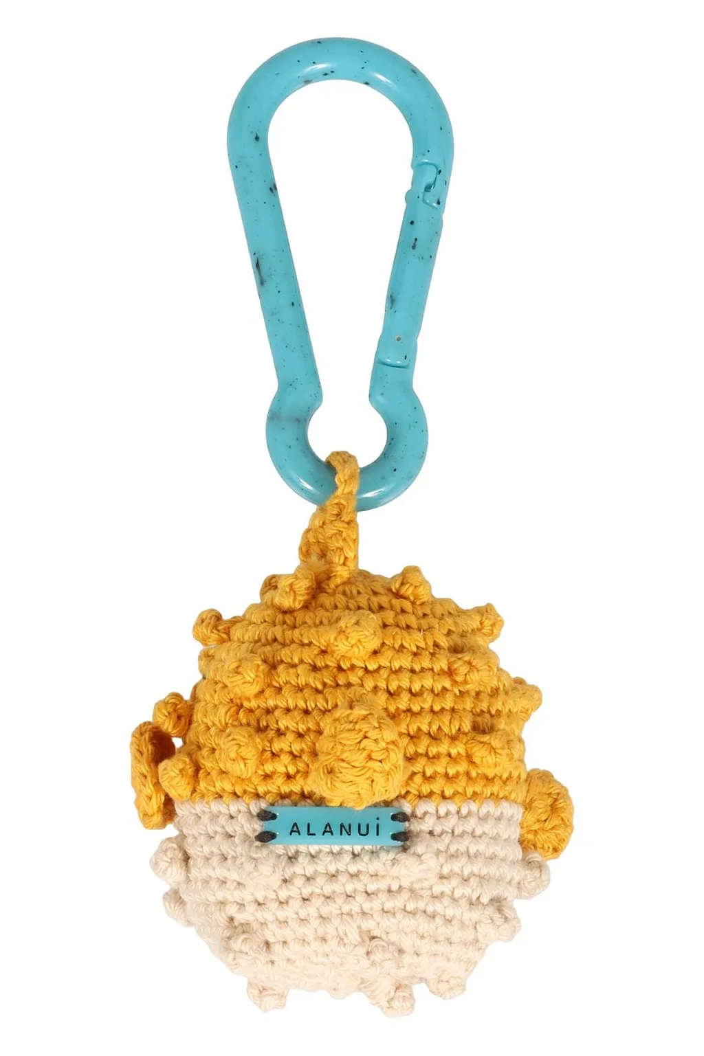 Alanui Puffer Fish Crochet Logo Printed Keyring
