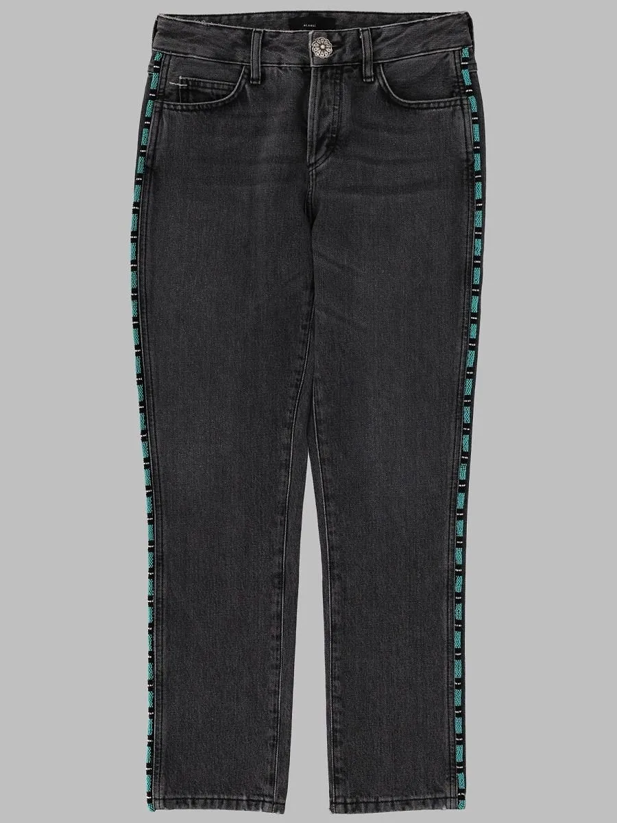 Alanui Side Trim Straight Jeans