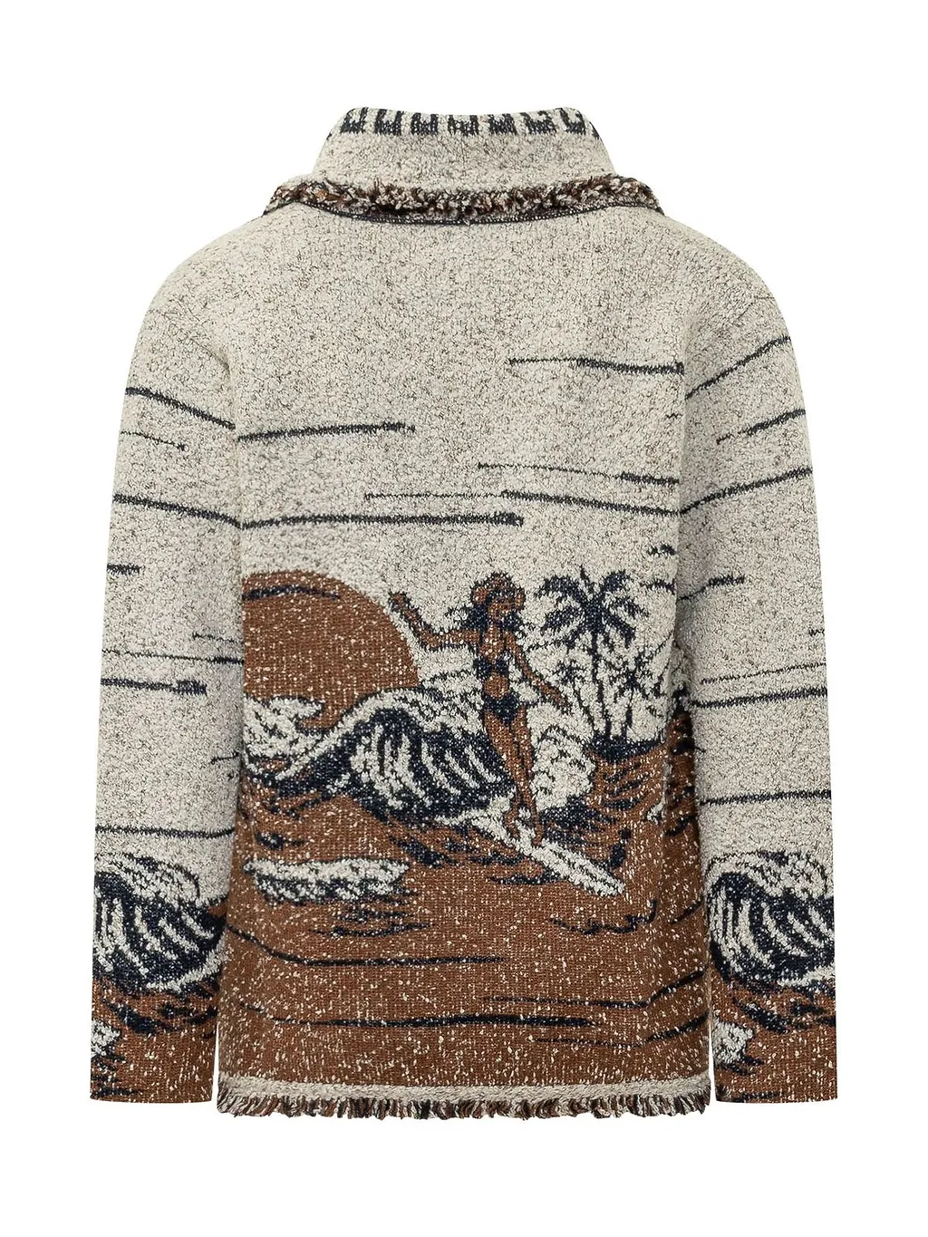 Alanui Riding The Waves Pattern Cardigan