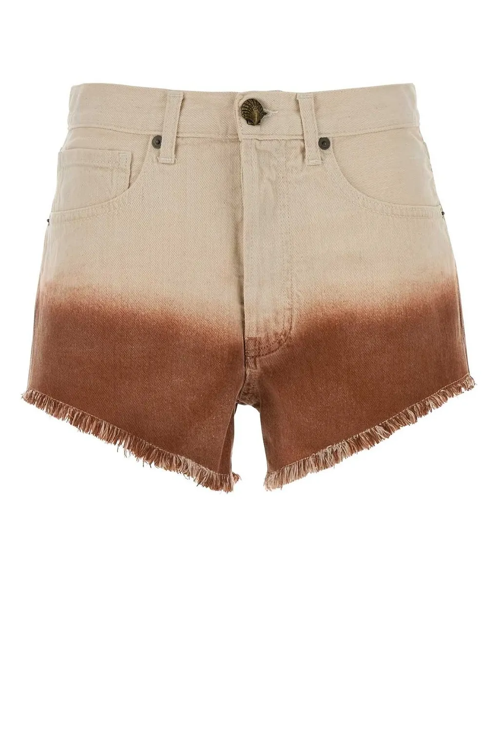 Alanui Shades Of Eden Denim Shorts