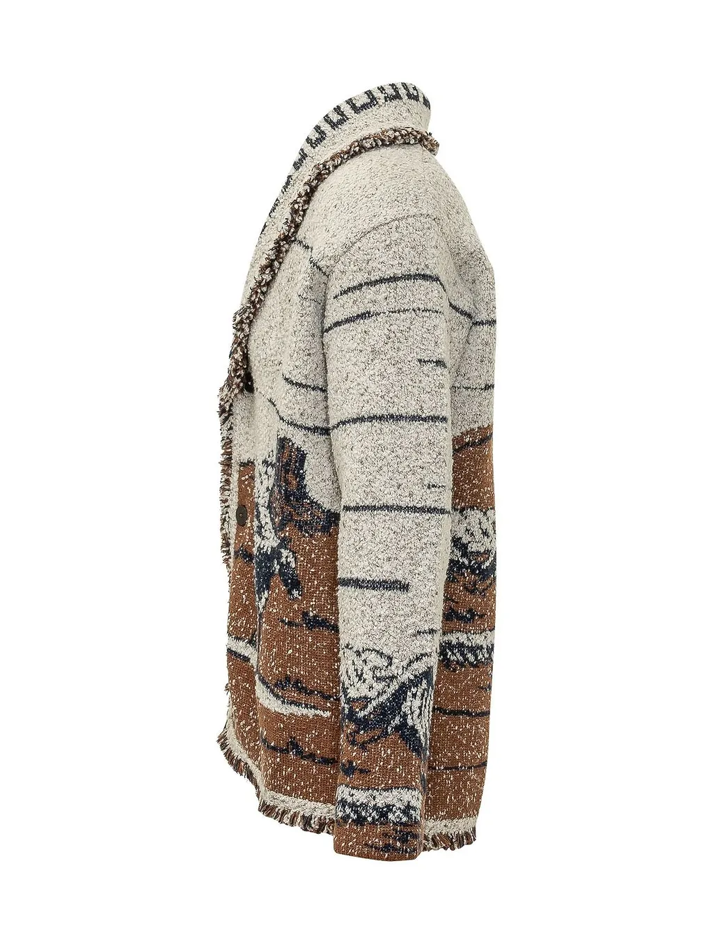 Alanui Riding The Waves Pattern Cardigan