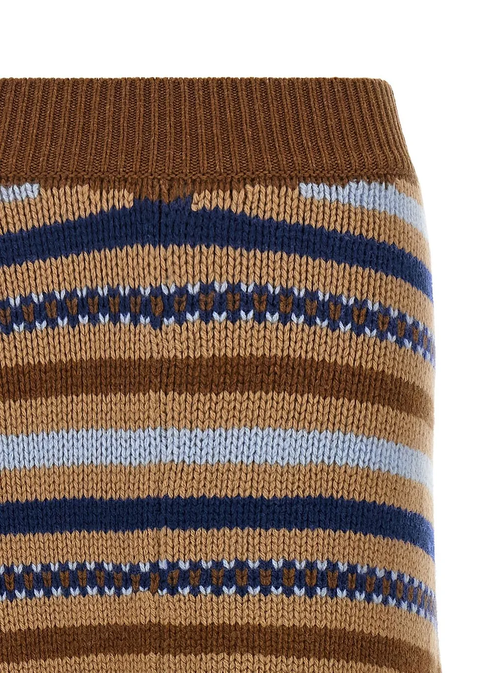Alanui Sweet Winter Fringed Knitted Skirt