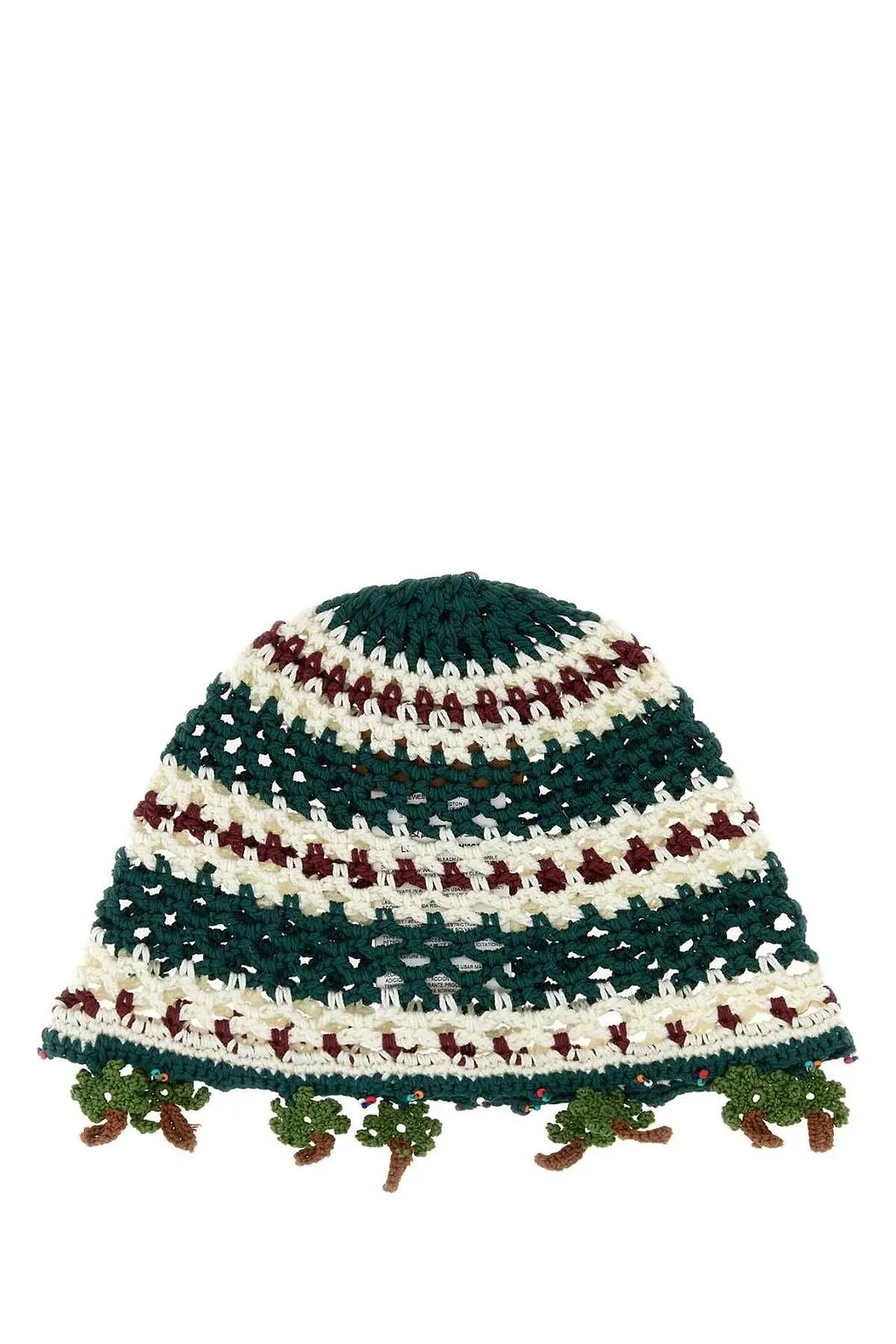 Alanui Sunny Embroidered Crochet Beanie Hat