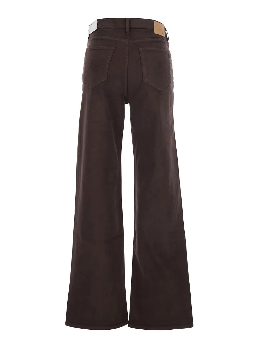 Ag Jeans Logo Patch Wide-Leg Jeans