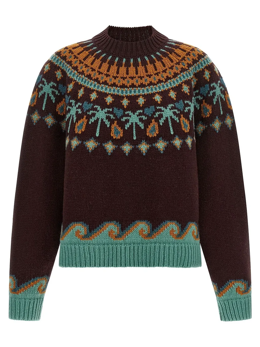 Alanui Pattern-Jacquard Knitted Jumper