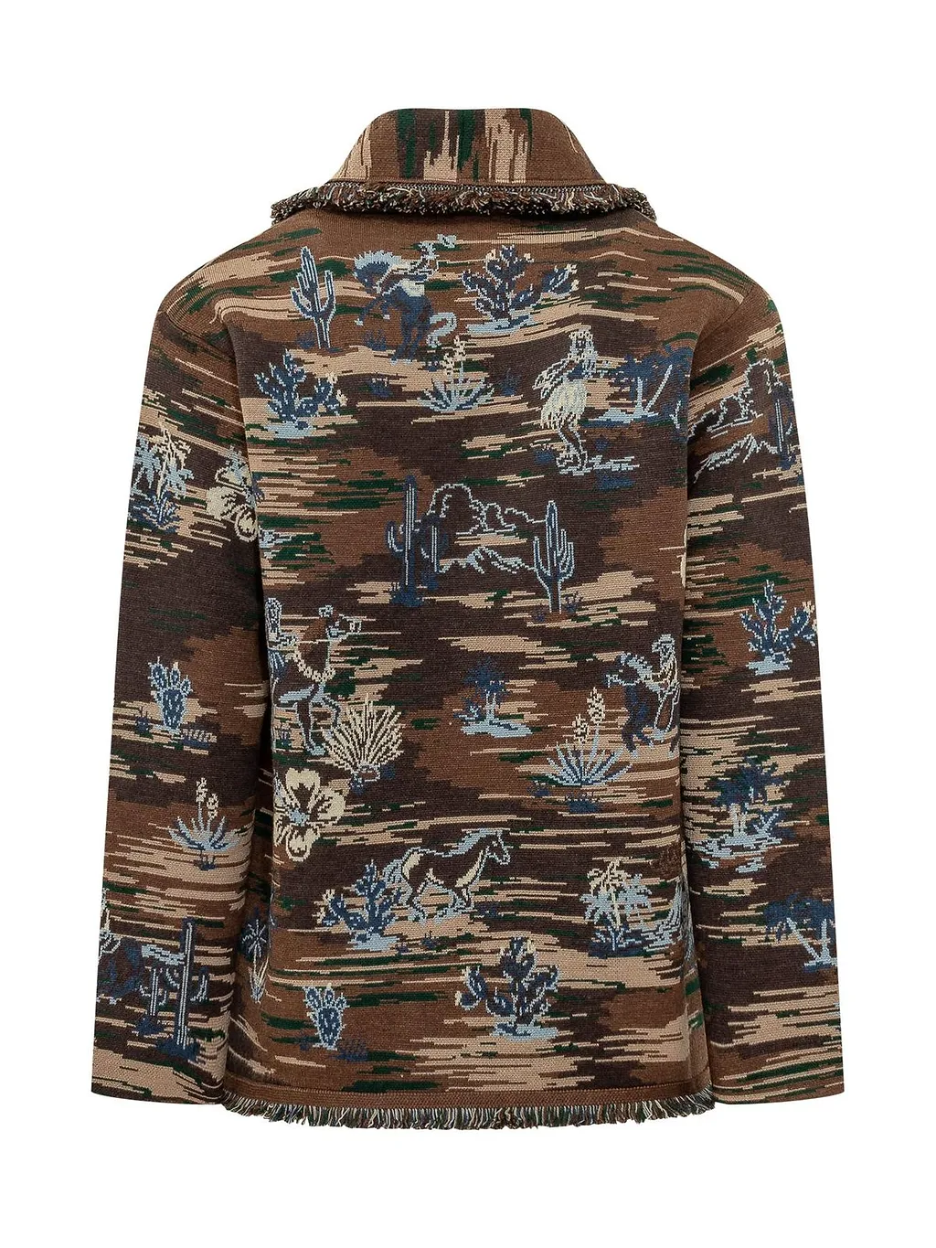 Alanui Tex-Hawaii Jacquard Cardigan