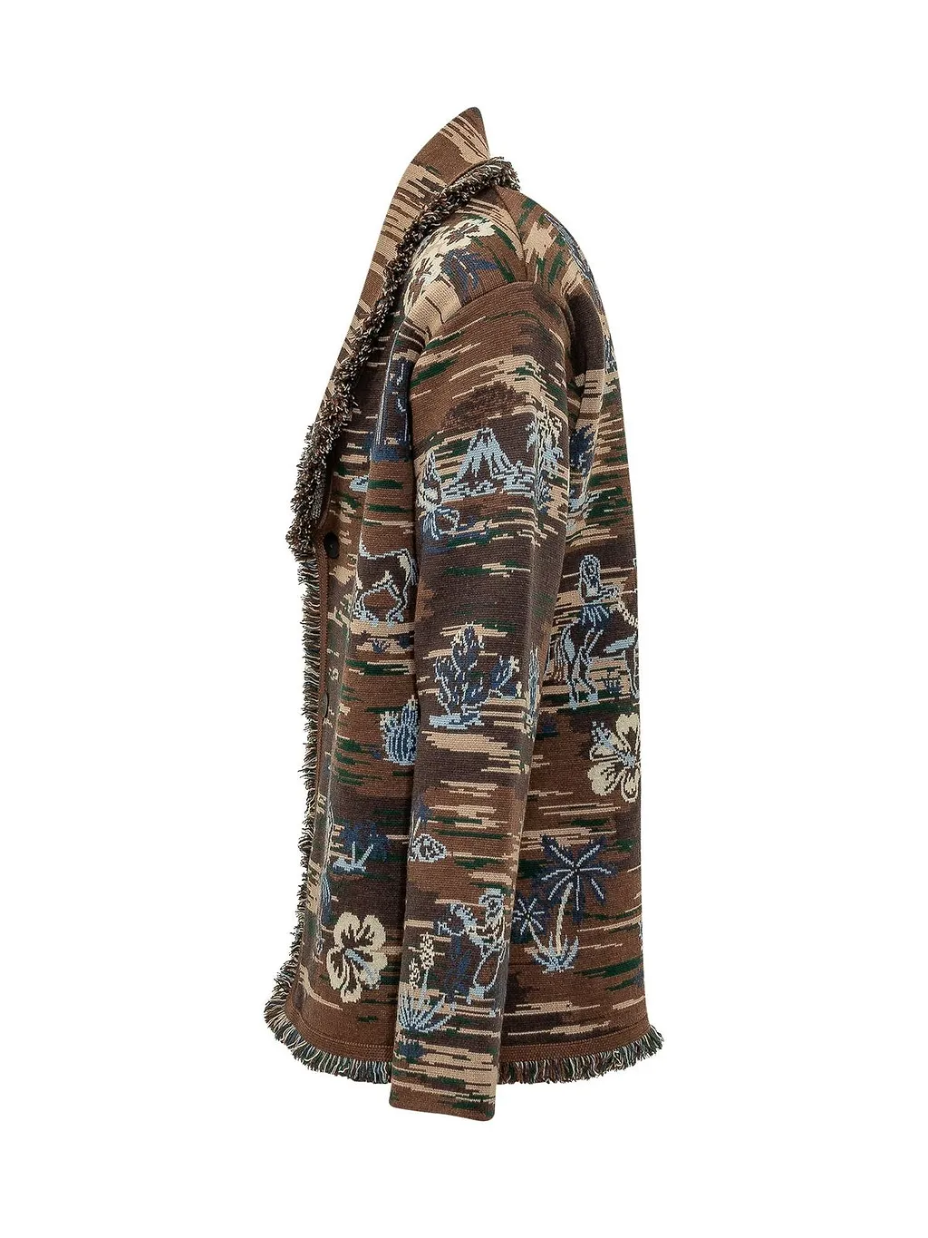 Alanui Tex-Hawaii Jacquard Cardigan