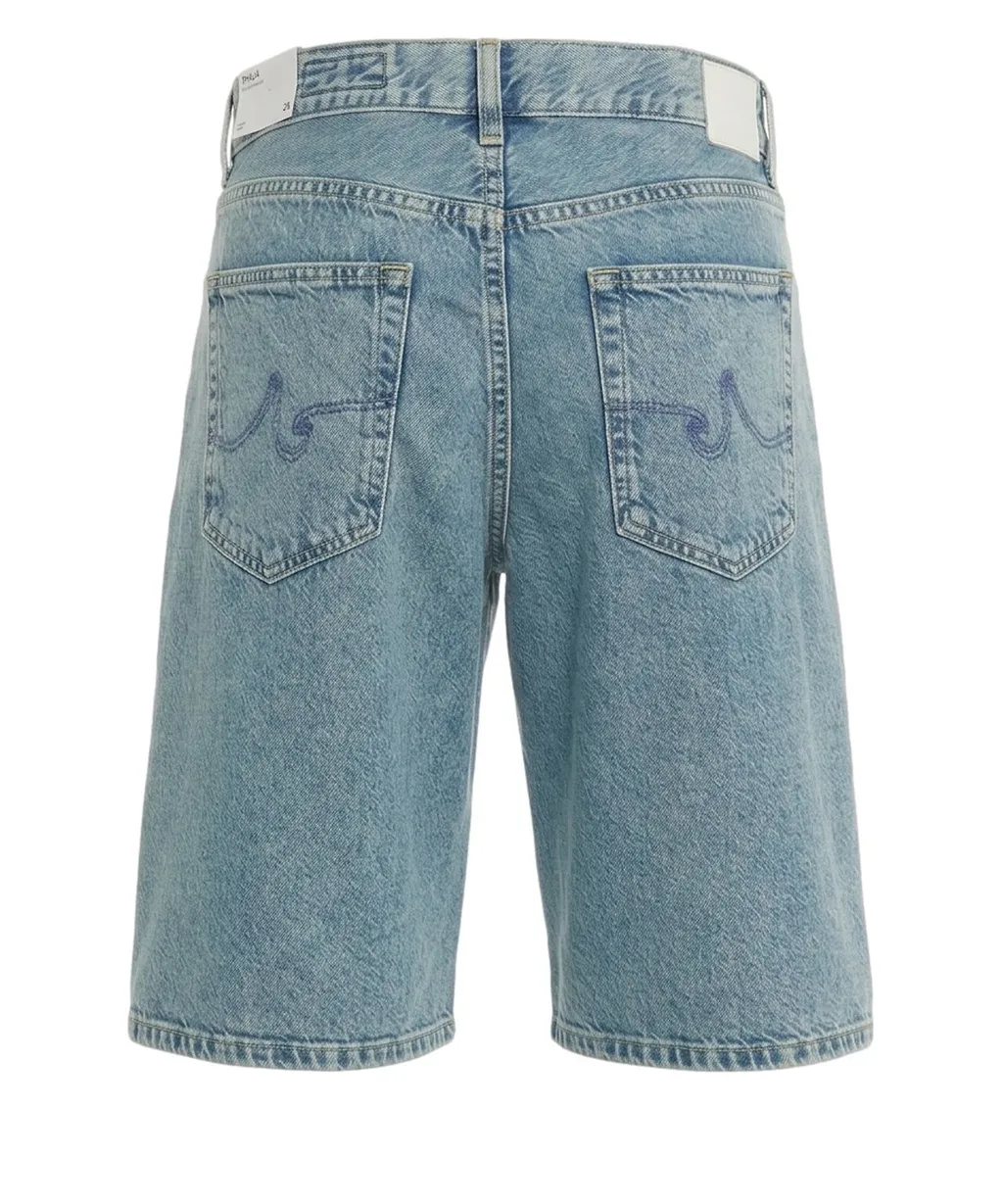 Ag Jeans Wide-Leg Bermuda Denim Shorts