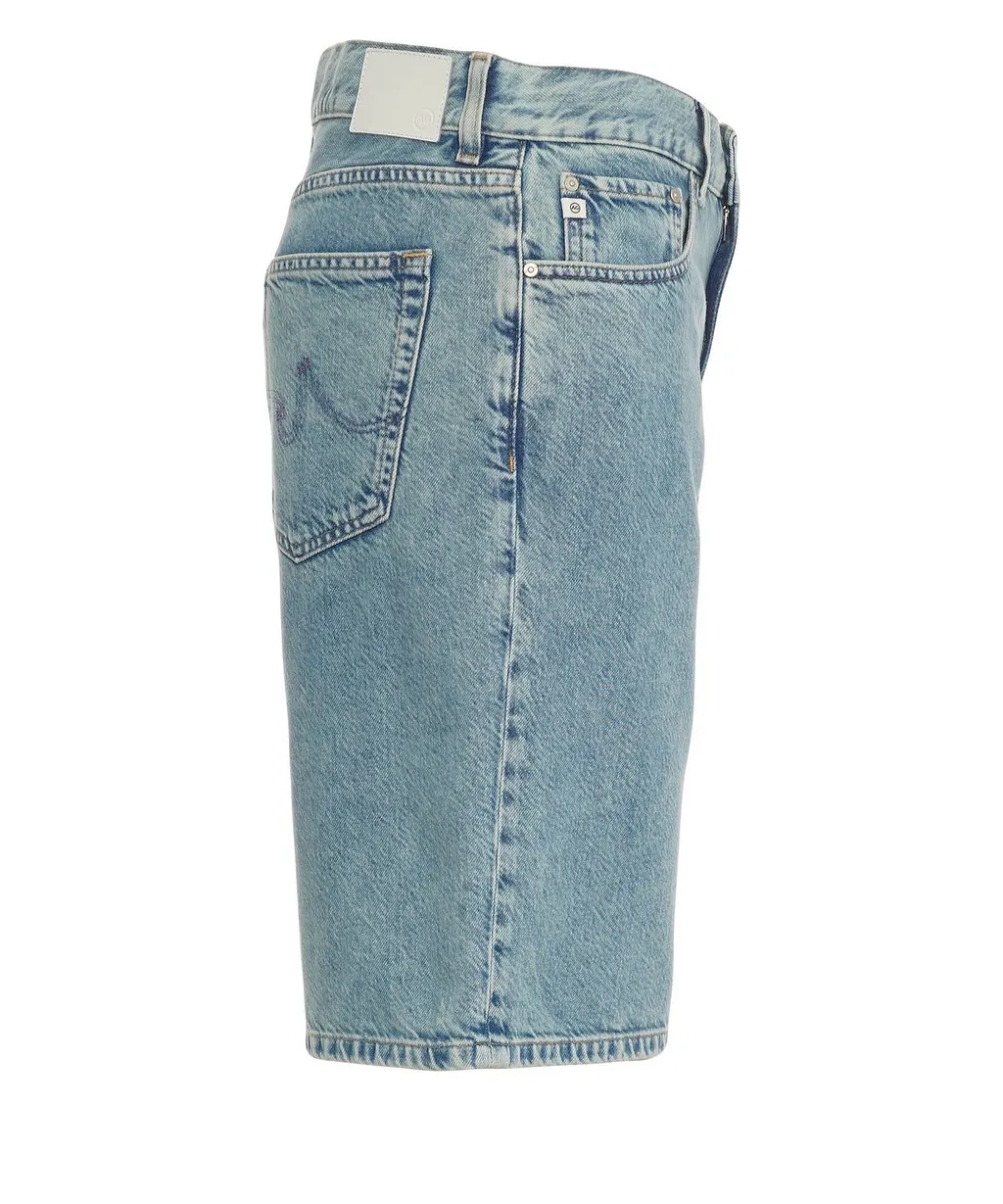 Ag Jeans Wide-Leg Bermuda Denim Shorts
