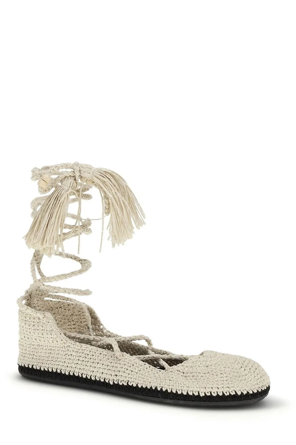 Alanui The Sound Of The Sea Lace-Up Ballet Flats