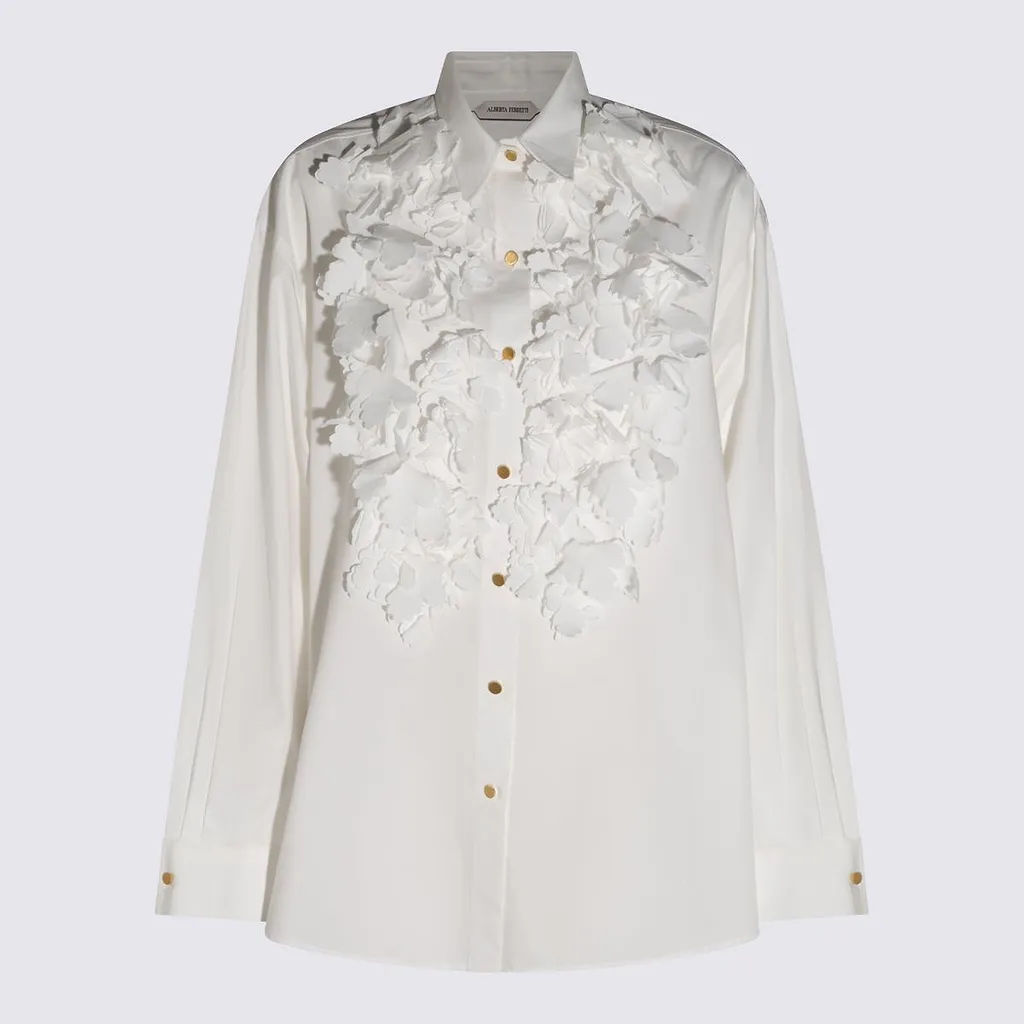 Alberta Ferretti 3D Appliqué Shirt