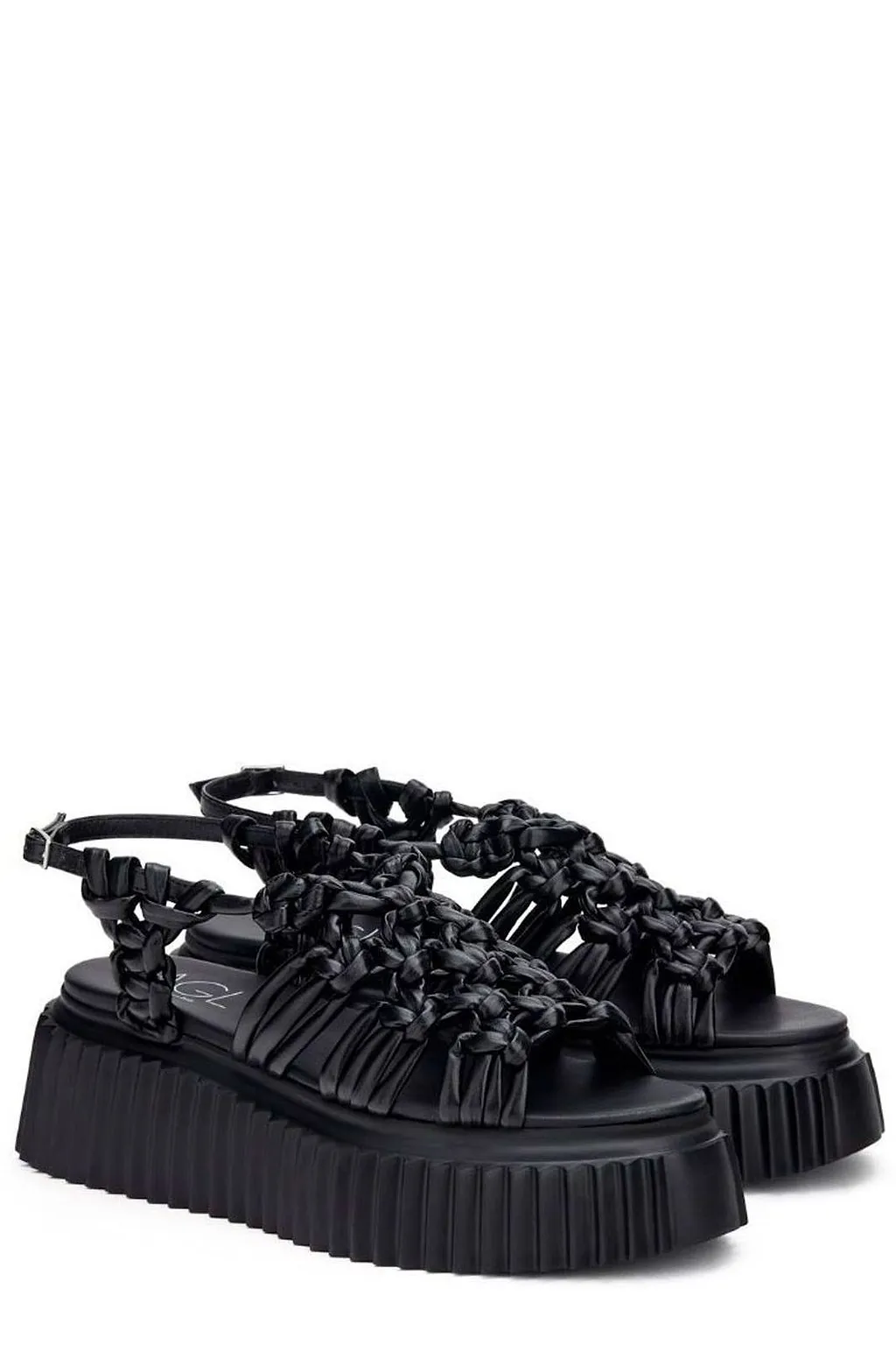 Agl Alice Woven Flatform Heeled Sandals