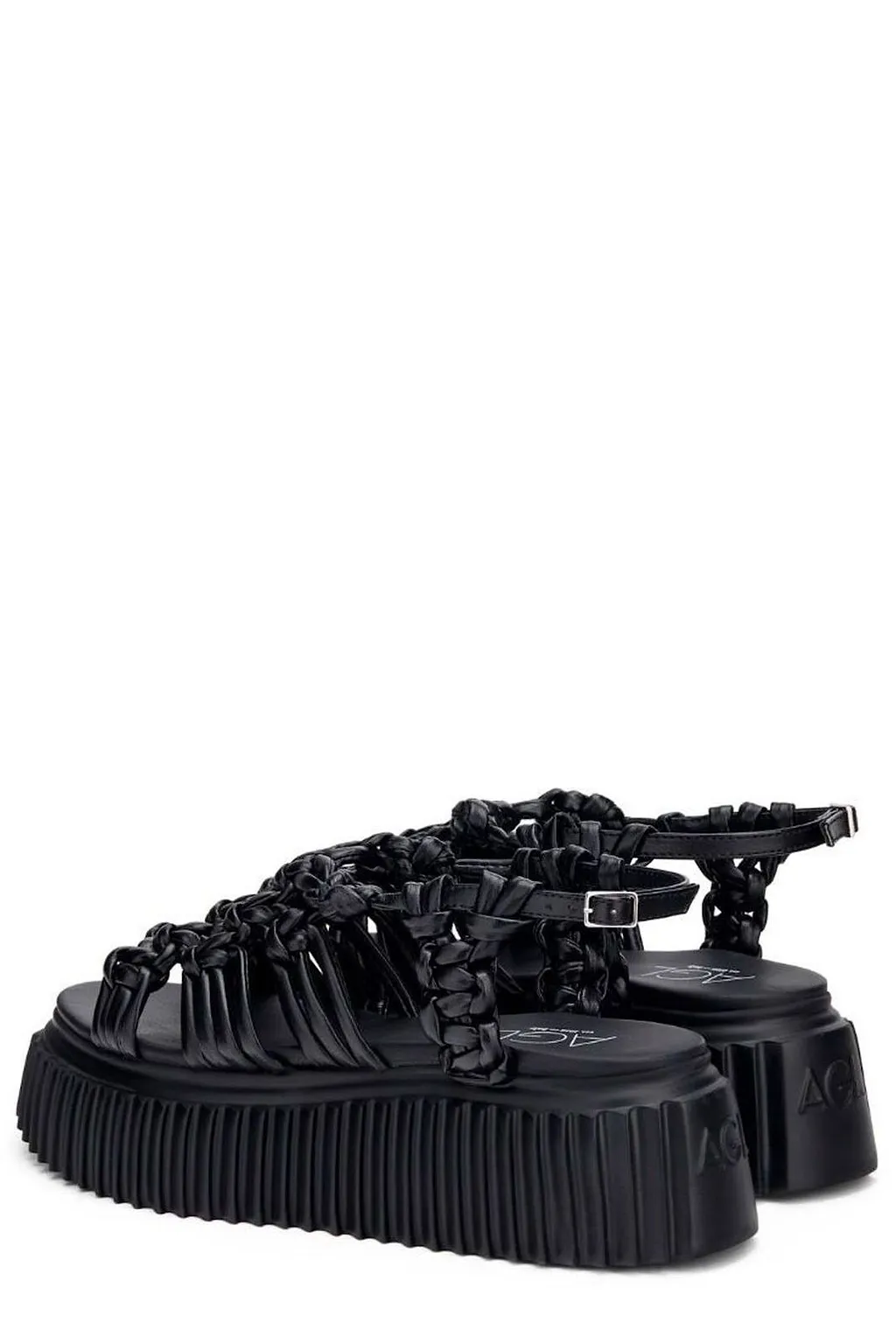 Agl Alice Woven Flatform Heeled Sandals