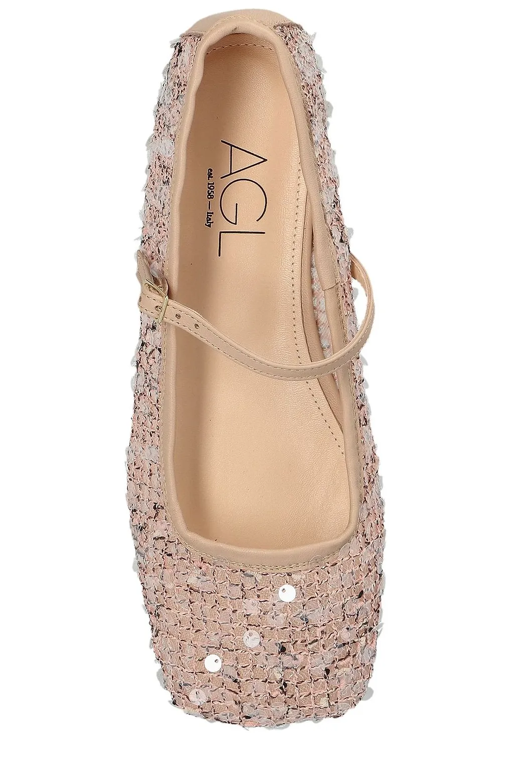 Agl Ceramic Mary Jane Ballet Flats