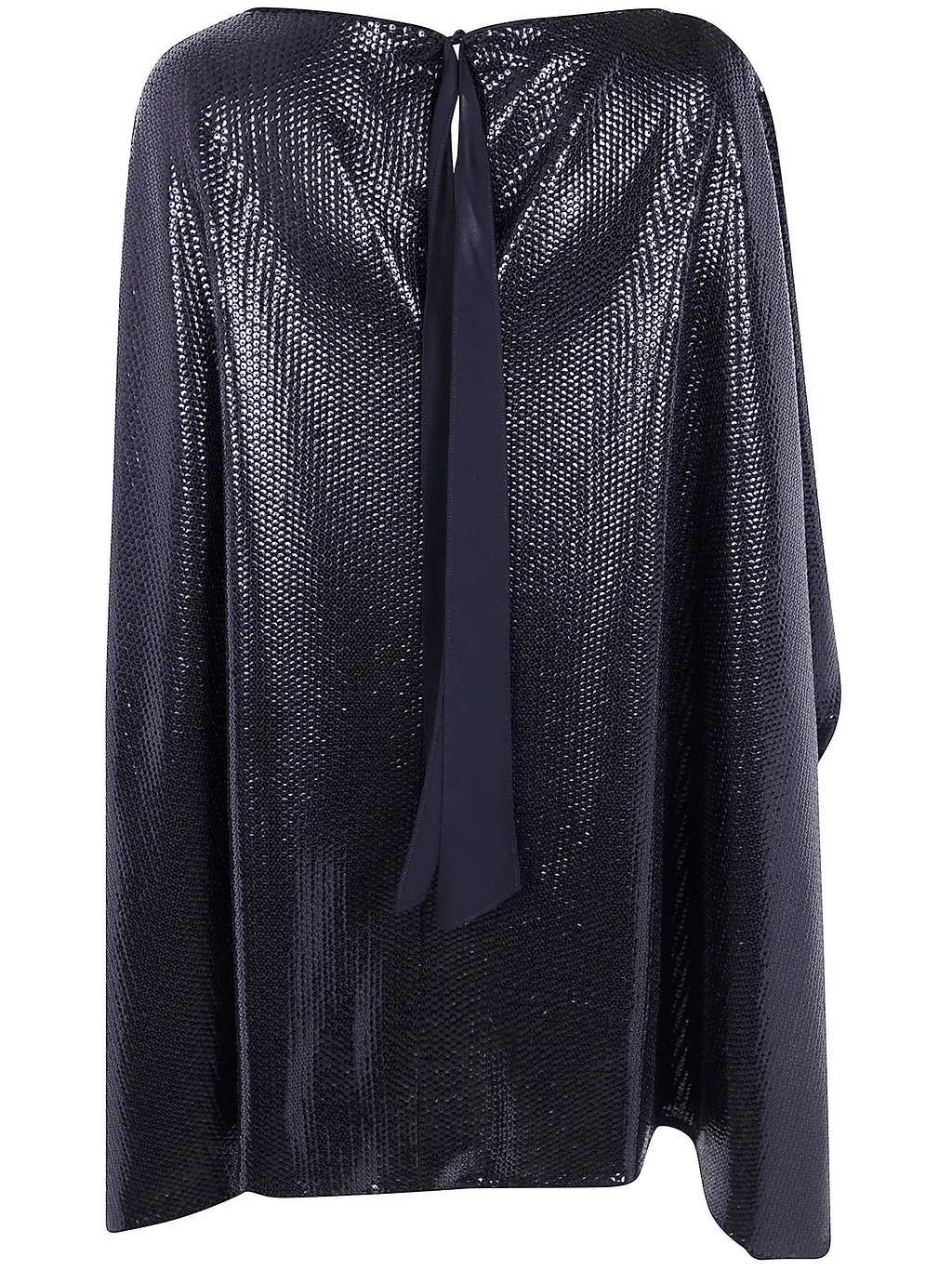 Alberta Ferretti All-Over Sequin Cape