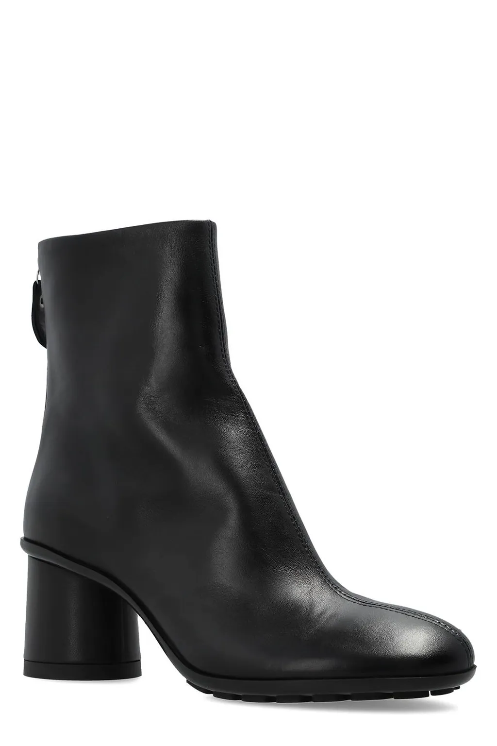 Agl Curvy Block Heel Ankle Boots