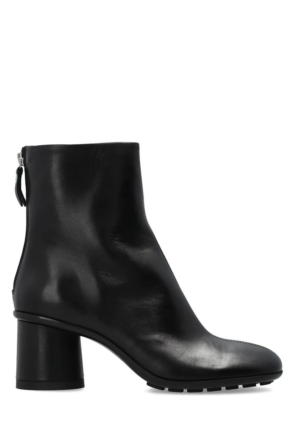Agl Curvy Block Heel Ankle Boots