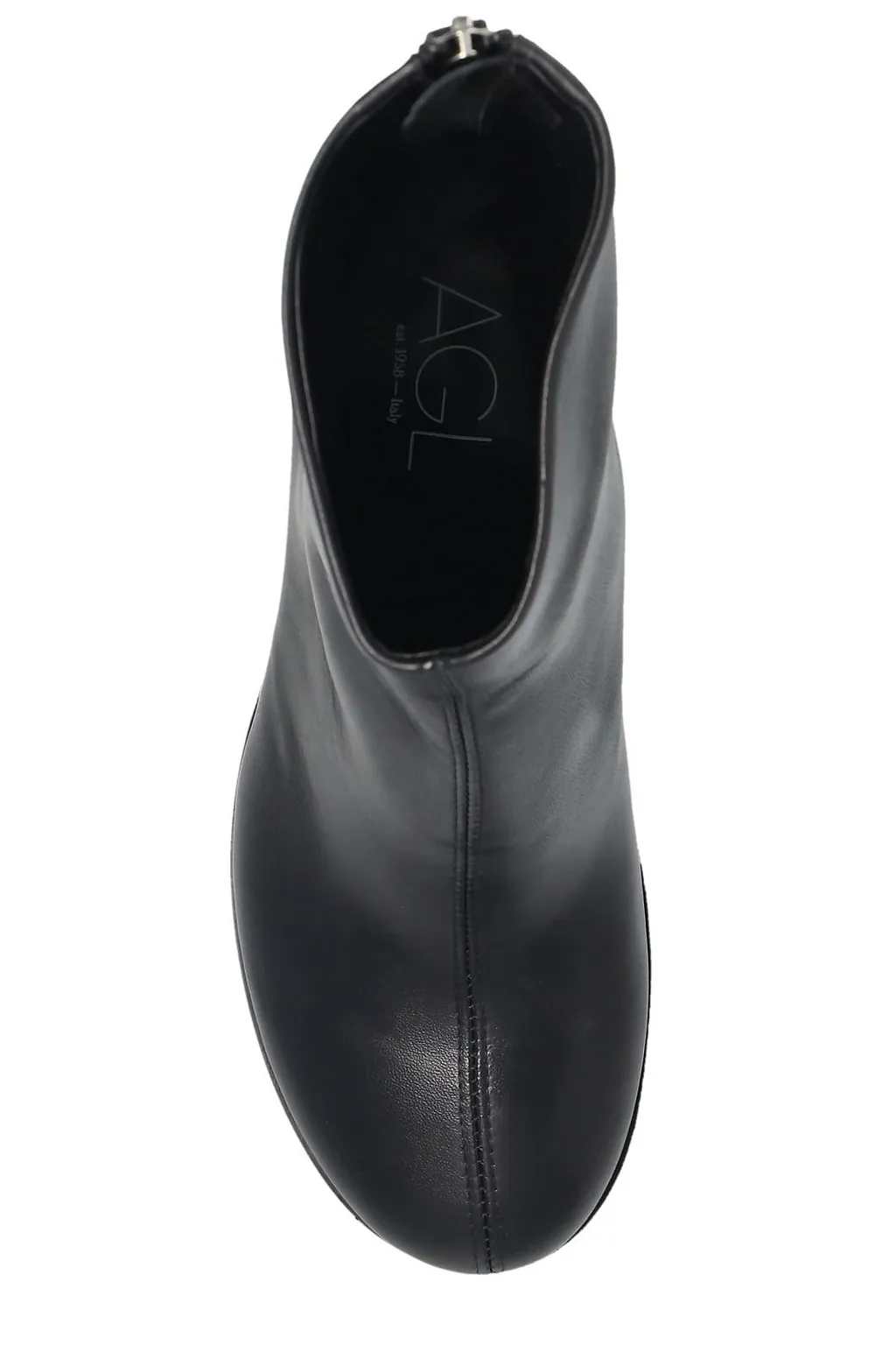 Agl Curvy Block Heel Ankle Boots