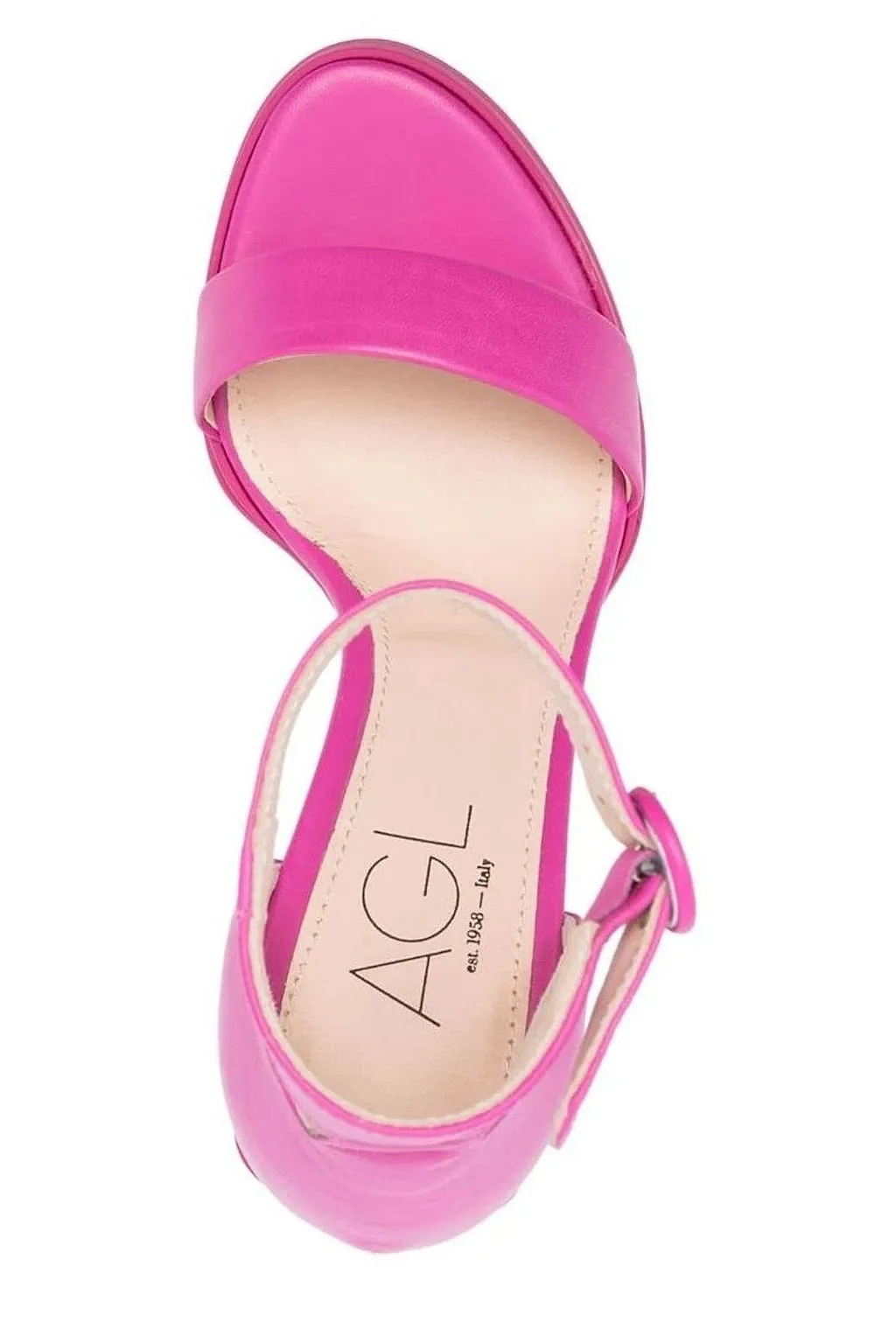 Janis Platform Ankle-Strap Heeled Sandals