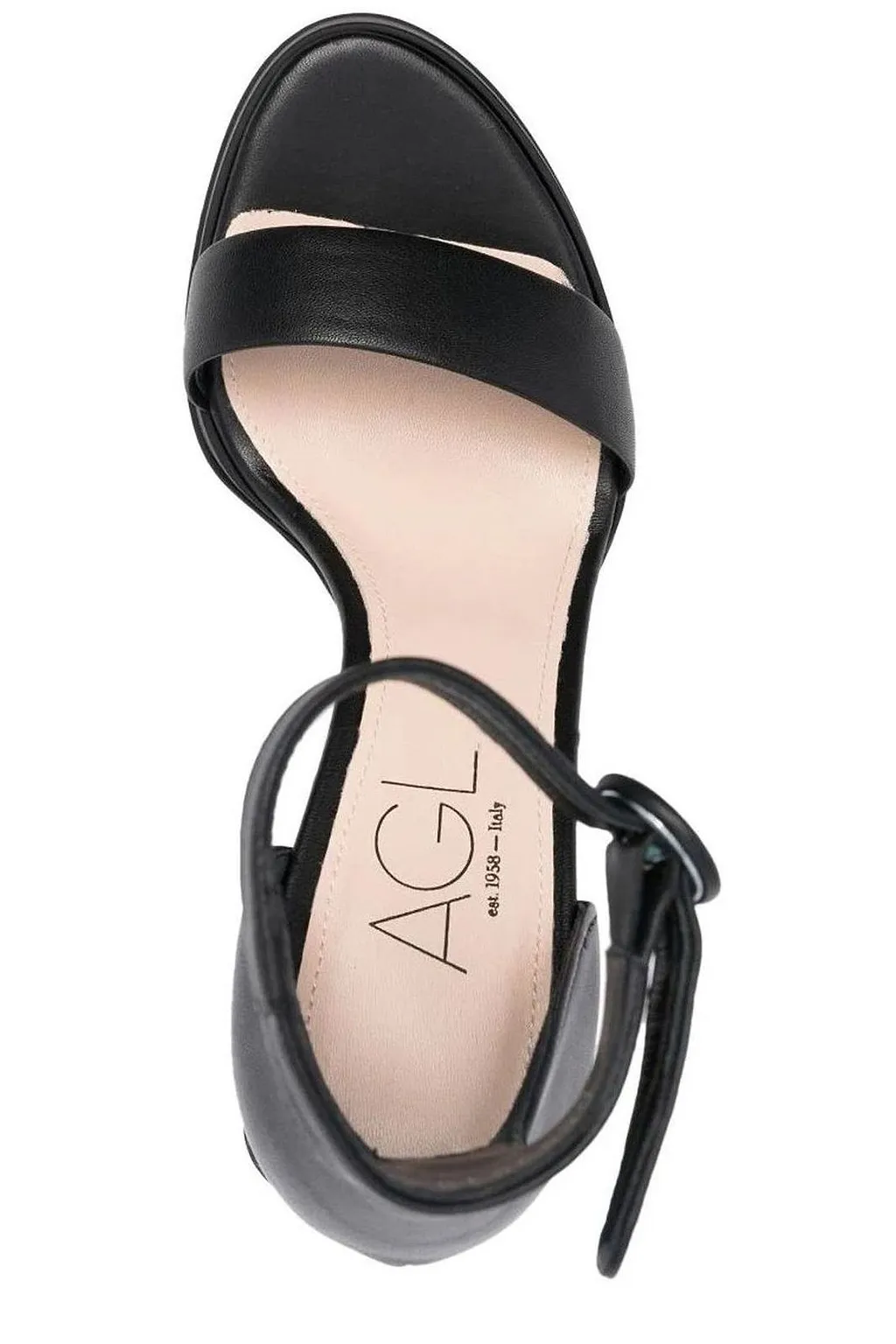 Janis Platform Ankle-Strap Heeled Sandals