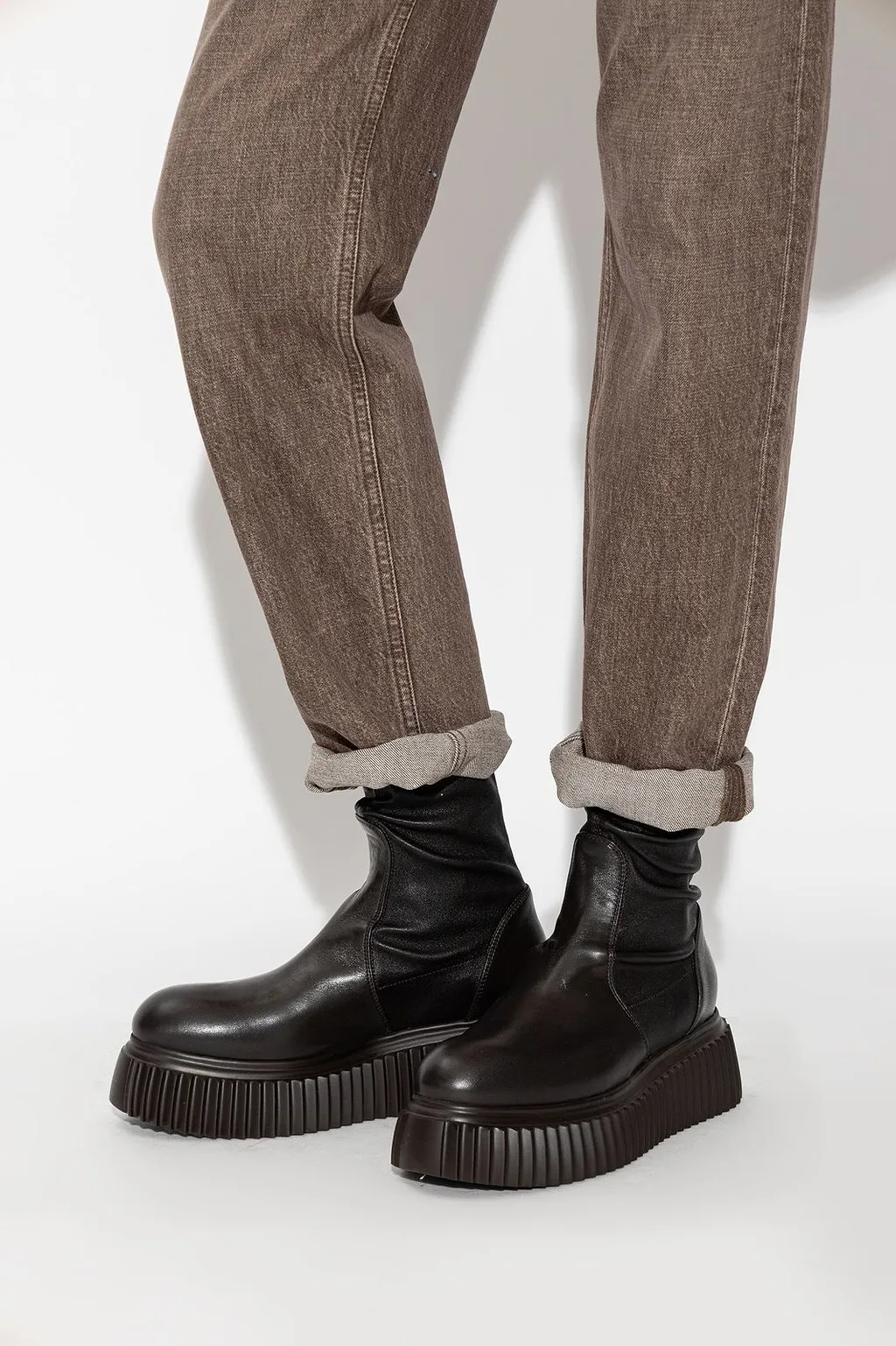 Milagros Platform Ankle Boots
