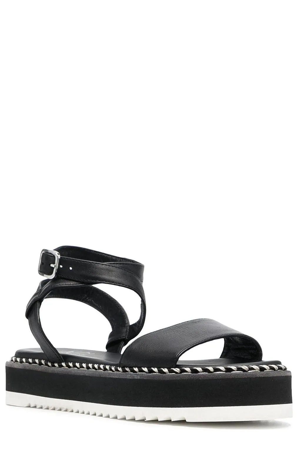 Agl Myrte Ankle-Strap Platform Flat Sandals