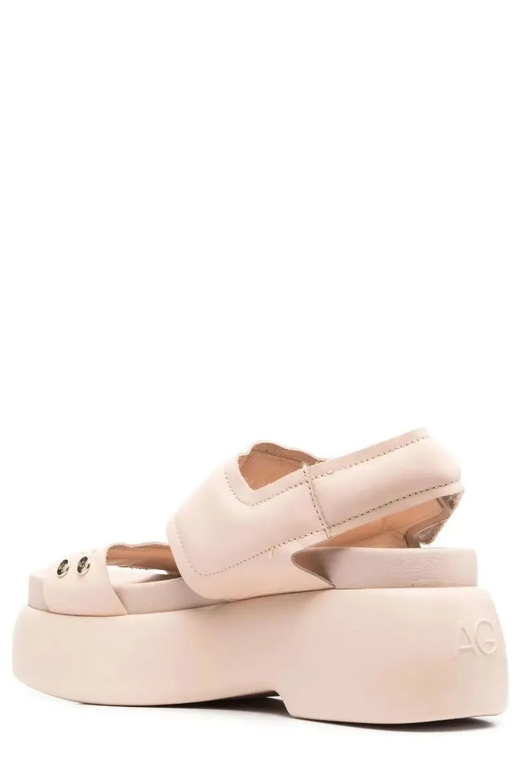 Agl Puffy Platform Heeled Sandals