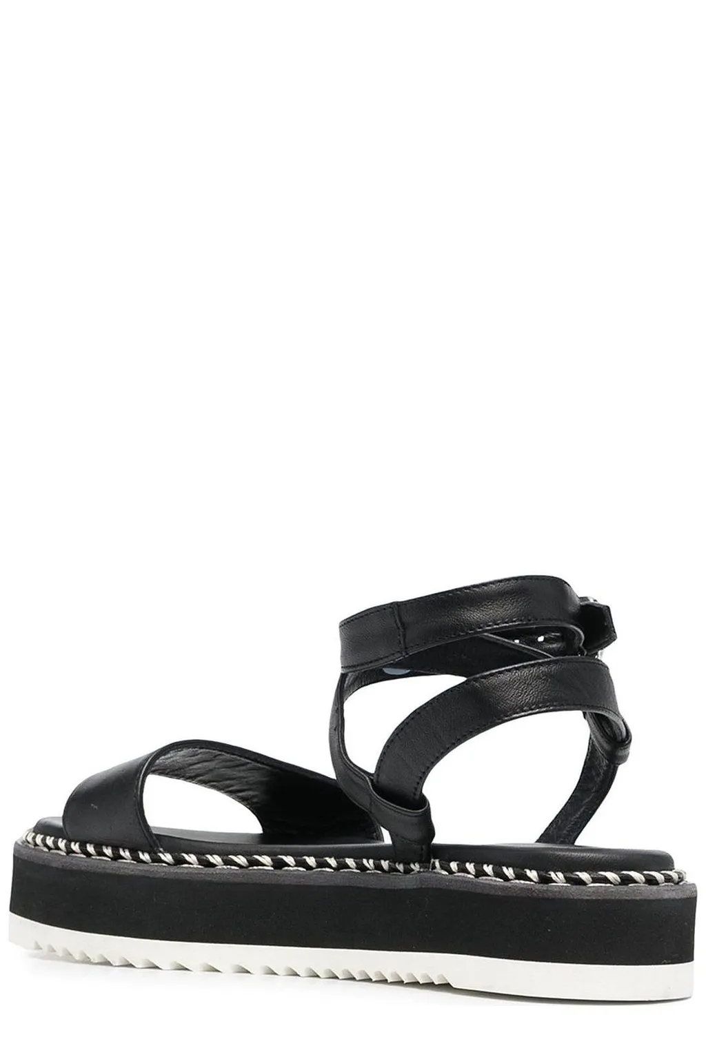 Agl Myrte Ankle-Strap Platform Flat Sandals