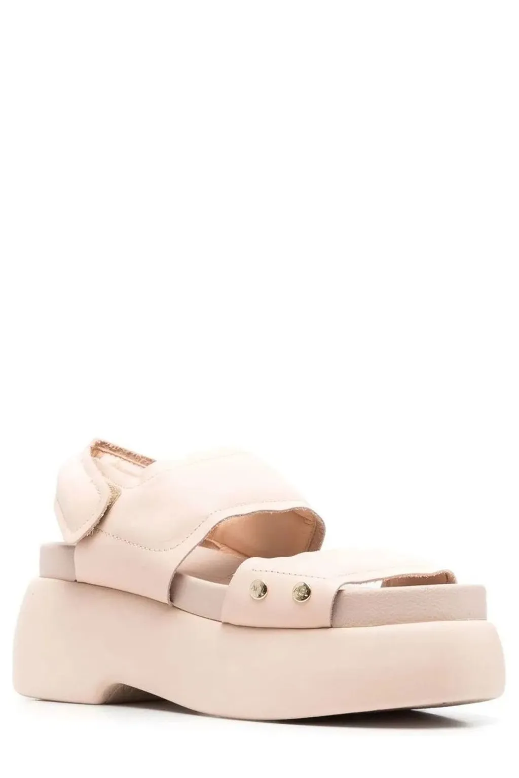 Agl Puffy Platform Heeled Sandals