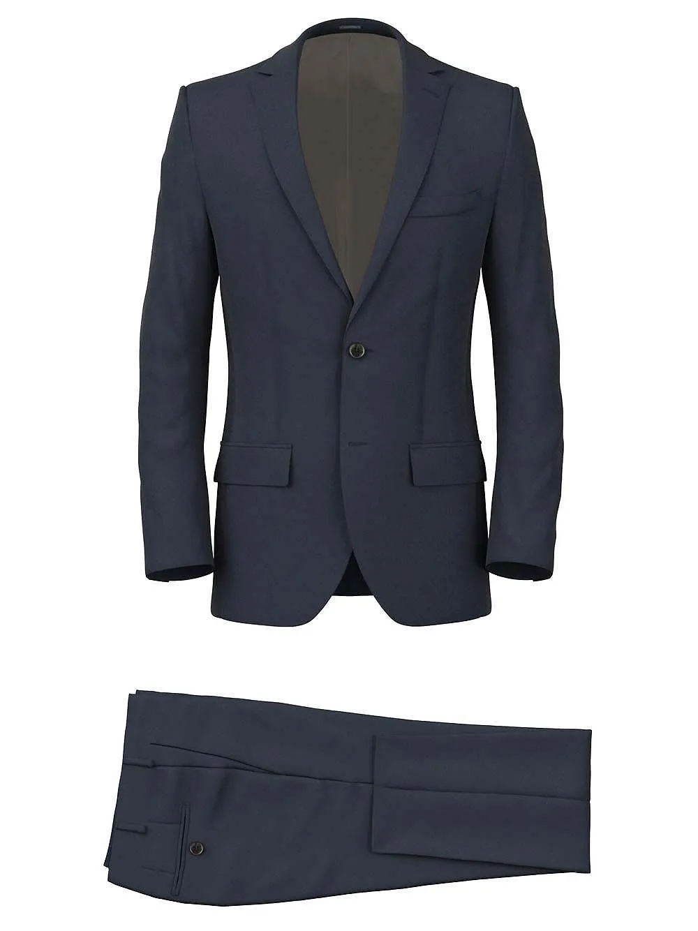 Slim Single-Breasted Suits