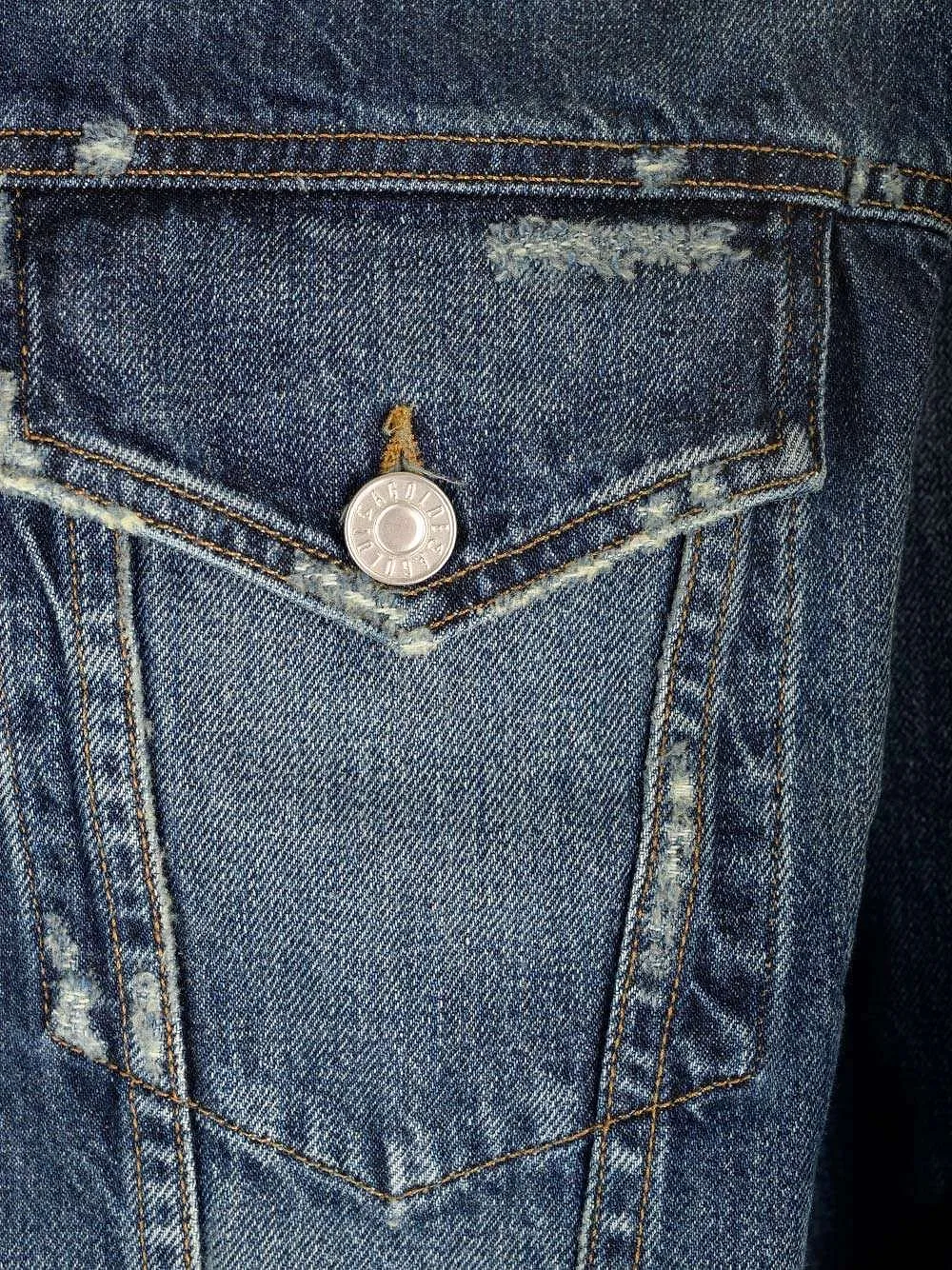 Agolde Dorian Distressed Denim Jacket
